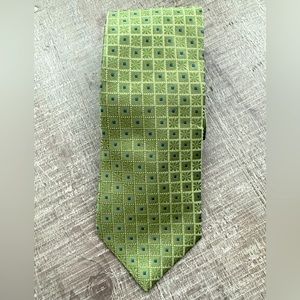 Nordstrom men’s silk tie green print